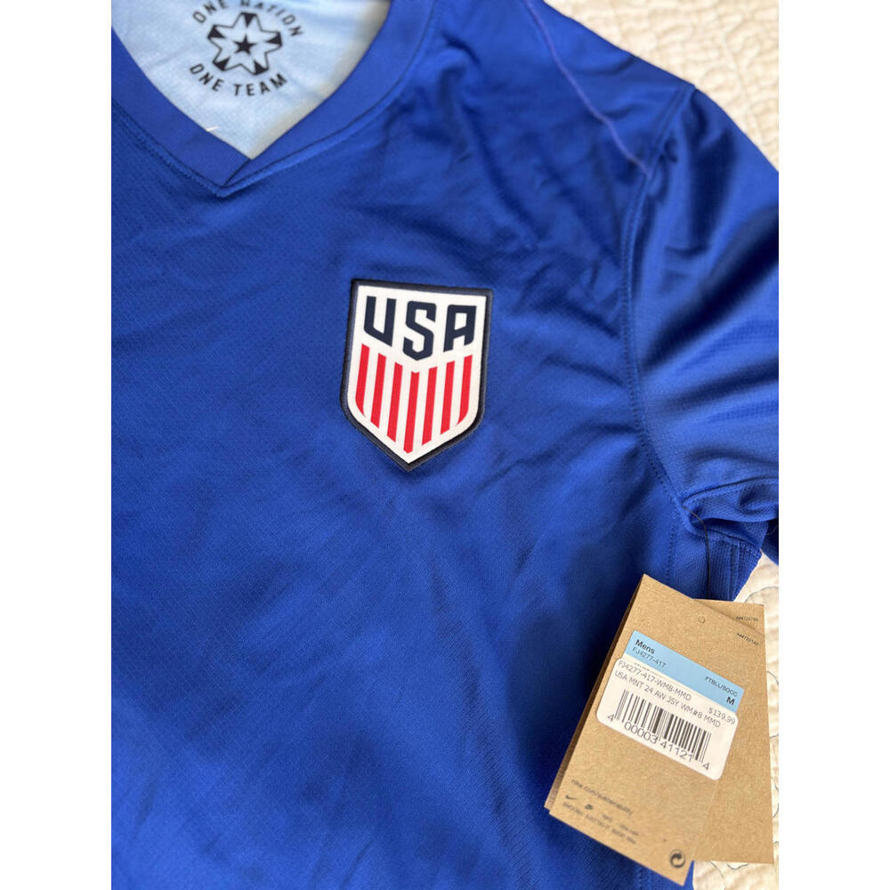Nike USA Men's Soccer Jersey #8 McKennie‎ Size Medium - Picture 4 of 8